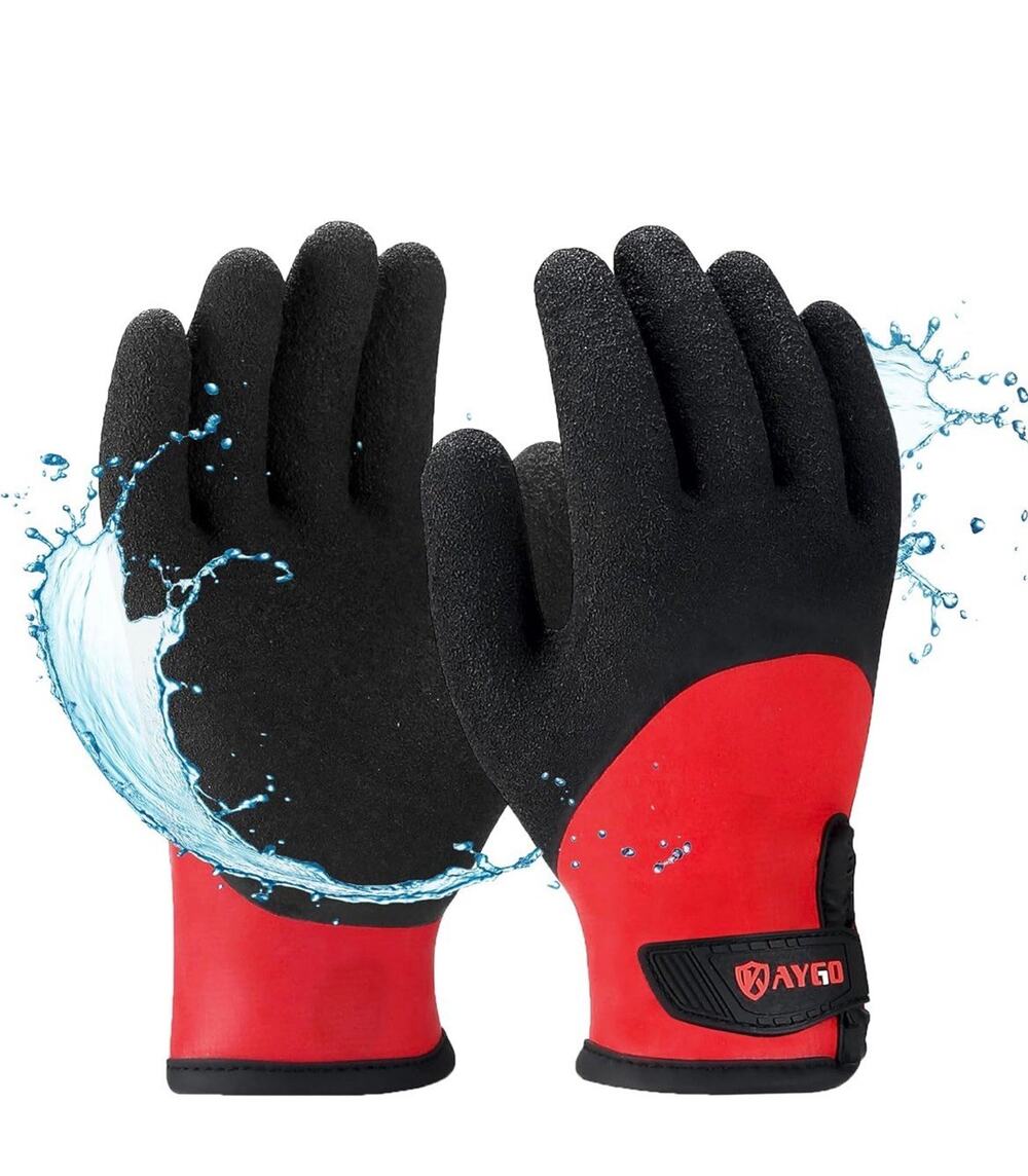 NWT Kaygo Winter Waterproof Thermal Work Gloves Insulated Liner Size Large